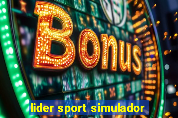 lider sport simulador